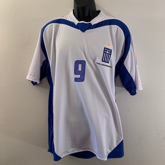 MLS Other - Greece Soccer Jersey XL 100% Polyester Long Tail
